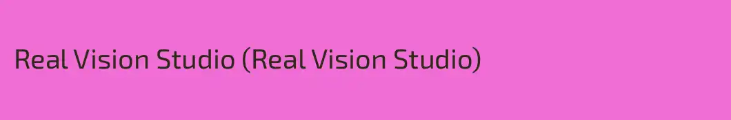 Real Vision Studio (Real Vision Studio)
